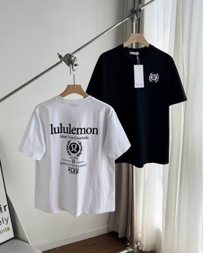 露露Lulu 男女同款户外运动休闲2025春夏最新左胸小麦穗印花纯棉短袖T恤 追求品质和独特设计的你，一定会对露露Lululemon 25Ss左胸小麦穗印花纯棉
