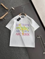 p100 Arc 2025Ss春夏最新款圆领时尚短袖T恤，官网同步，专柜纯棉面料！贴肤舒适，耐看又好穿，经典简约Logo设计，原厂工艺一丝不苟，型男必备单品 颜