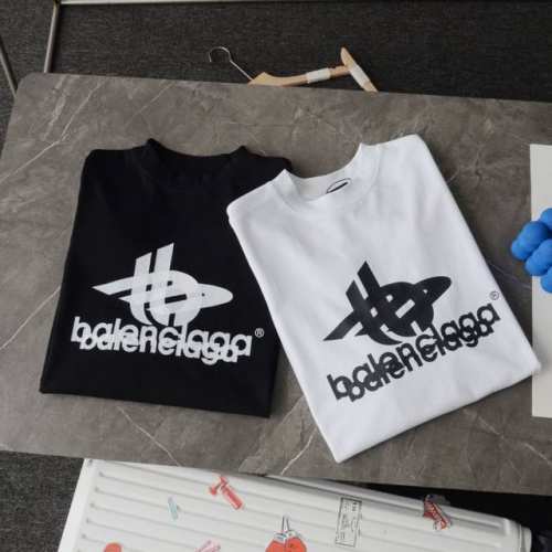 140 顶级复刻 高端定制 - Balenciaga 巴黎世家 新款双幻影Logo长袖卫衣T恤 - 款号：631B15 - 颜色：黑色 白色 - 购入原版开模打