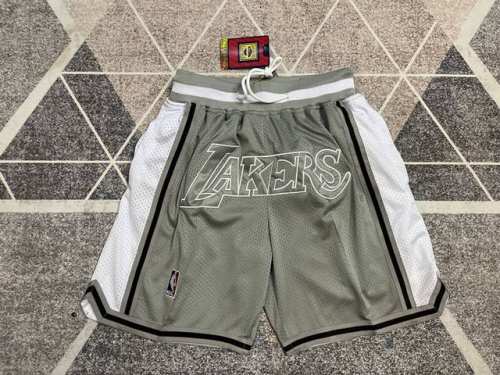 90 款号：K37 顶级刺绣版本 Just Don Nba Los Angeles Lakers Team Shorts 科比詹姆斯主场客场Nba 洛杉矶湖人队