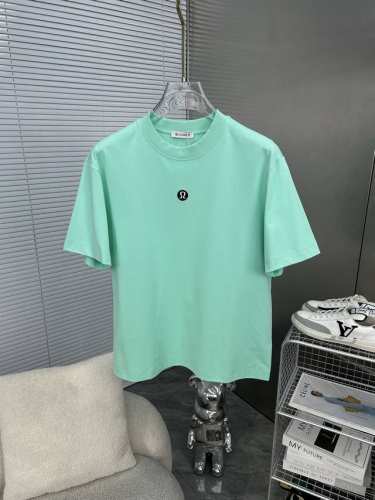 lululemon 2025Ss春夏高品质情侣短袖T恤，高克重纯棉T恤，工艺品级别，重工工艺，尊享好货，车线做工符合精品要求，超级好搭配，品质及剪裁设计都堪称一