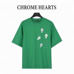 chromehearts 克罗心 25Ss 涂鸦十字架贴布刺绣水洗短袖T恤 胸口特以品牌贴布标识贴布刺绣 配以品牌Logo点缀 后背手工贴布加立体刺绣及涂鸦 整