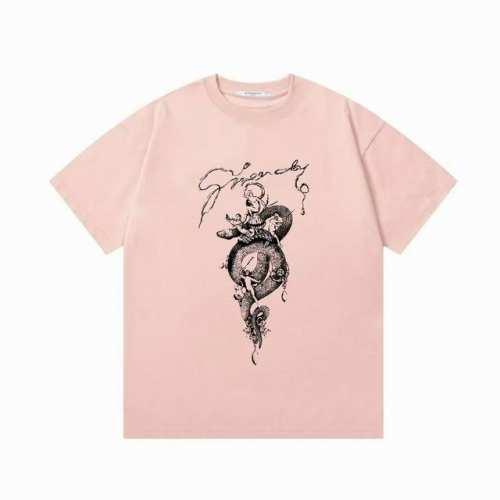 隔天出 GIVENCHY 纪梵希 2025新款 蛇年限定 人体蛇型字母logo 男女同款 短袖t 定制300克100％双纱纯棉面料 定染32支双股螺纹 领标吊牌