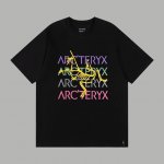 顶级版本 区别通货 款式：始祖鸟Arcteryx多色粘贴字母短袖 颜色：图片色 尺码：Xs-L 面料：300克双织纯棉 辅料：全套定制辅料 无性别区分 男女同款