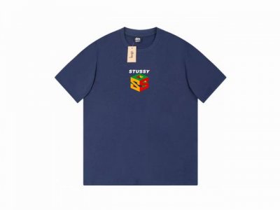 598# →250克重磅纯棉，区分市场普货 Stussy斯图西字母三维立体印花T恤，250克纯棉面料，圆筒两侧无缝线短袖T恤，正确版本，手感无敌，质感超赞，10