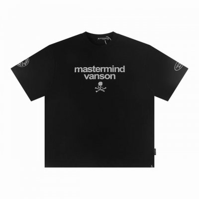 894# Mastermind X Vanson Mmj 骷髅骨头 短袖T恤 新款美式高街男女街头潮流宽松短袖 采用280克 纯棉双沙面料。 重磅爽滑 索罗娜螺