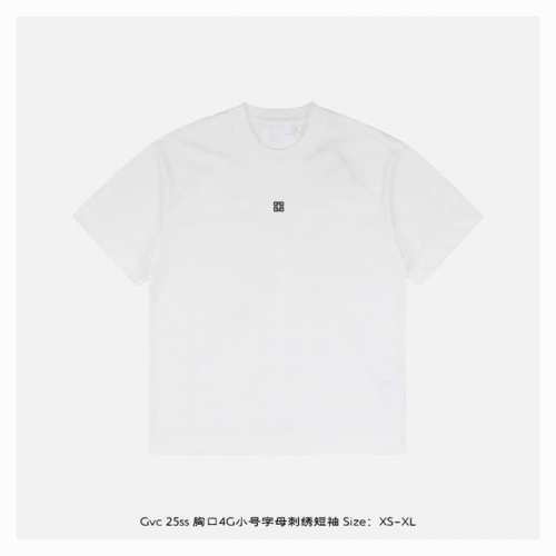 givenchy 纪梵希 25Ss 胸口4G小号字母刺绣短袖 面料采用230克重精梳棉，定制32支1*1螺纹，成衣两遍水洗处理，面料舒适亲肤无异感，定制定染面料