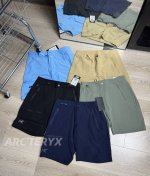 上新 原版刺绣 -25Ss春夏新款Arcteryx始祖鸟 Gamma Lightweight Short 9 纯色Logo刺绣系扣直筒夏季中腰休闲短裤 Gamm