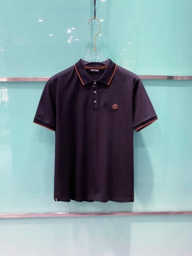 杰尼亚 2025Ss夏季新款 Logo男士翻领Polo衫！经典商务男款，高端男装的天花板级别的商务男款！简约时尚大气不失优雅，单穿内搭体面过人，品质控 细节控的