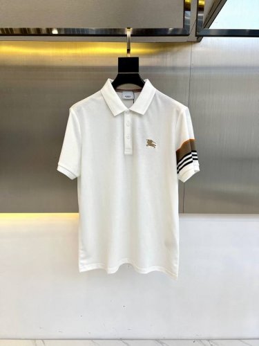 Bur巴宝、2025新品发售，男士翻领短袖T恤polo衫，进口珠地丝光棉polot恤，温儒柔软 细腻柔软 上身自然是舒适 凉爽，颜色十分清晰，不掉色，非常的凸显