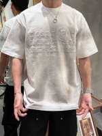 2025Ss 马吉拉春夏新款半袖 爆款定制纯棉面料 重工洗水，面料舒适质感 码数：S-2Xl