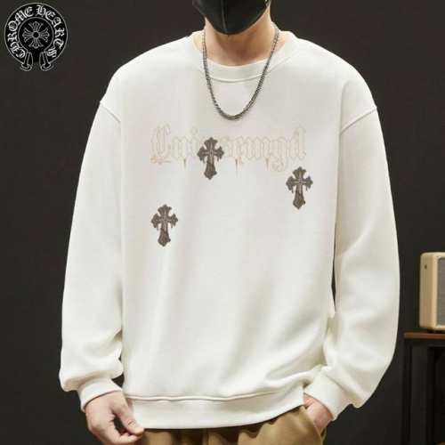 120-Chrome Hearts/克罗心2025梵文十字花Ins圆领宽松卫衣，男士打底上衣，采用箱型剪裁设计，更加简约宽松，同时也更藏肉品瘦，产品难度极高，极