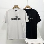 高品质 Balenciaga 巴黎世家马赛克模糊字母 宽松版型 男款短袖恤 全棉洗水面料 230克 料 柔软舒适！品质超好！基础款主要就是品质货！非常有趣 巴黎