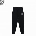 loewe 罗意威 24Ss 经典袖标Logo长裤 360克纯棉卫衣布面料 特别手感 超级质感 舒适柔软透气 休闲宽松版型 潮流男女同款短裤 颜色 黑色 码数
