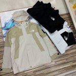 上新 万针刺绣Logotnf春秋季冲锋衣连帽夹克外套 1990兄弟姐妹款冲锋衣北面情侣男女同款防风保暖连帽外套 高逼格 春秋季男士北面The North Fac