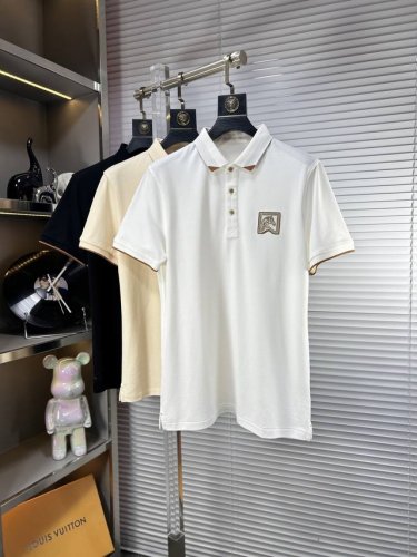 Herm*爱马仕 Ss25春夏新款翻领polo衫 高品质珠地棉材质 雍容华贵的品牌风格，客供进口面料 做出来的衬衫也是版型垂顺挺括，并且还抗皱抗起球，贴身穿着也