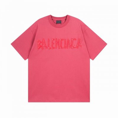 Balenciaga 巴黎世家2025 Ss 经典胶带拉浆印花短袖T恤 本市场No.1的质量 真正天花板品质 全部原版开发注意细节图 避免被盗图商家混发 正确2