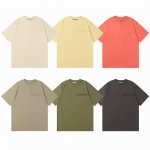 f056# Ss Essentials Fear Of God Fog 原版定制高质量植绒短袖T恤 高品质 原版定制面料 原厂品质 做工细节做到极致 区别市场普