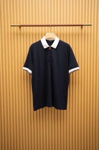 kt2540 Ss 最新款Polo衫 经典五金拉链设计 背面刺绣字母Logo 独家发售 宝蓝色 Size：M-Xxxxl