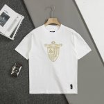 顶级复刻版本 Fend* 芬家 2025Ss早春新款胸口徽章刺绣图案短袖T恤 轻奢主义 男女日常通勤穿搭必备单品 正确版本 欢迎对比 详细特征 采用320克 %