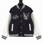 款号Y573 Louis Vuitton 路易威登 海螺刺绣拼接棒球服夹克外套 温馨提示：建议手洗或者干洗！！ 今年格外火爆 棒球服外套，市场各级版本都有 细节