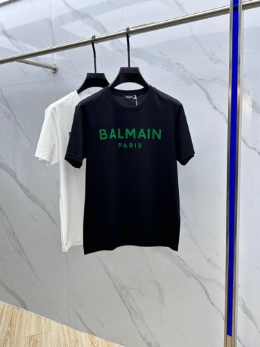 balmain 巴尔曼 2025春夏新款字母印花标识短袖，高版本，专柜同步！很有辨识度，超级有质感！叠穿打底就很有博主范儿了 ，低调有品位 ，原版面料 ，冰瓷棉