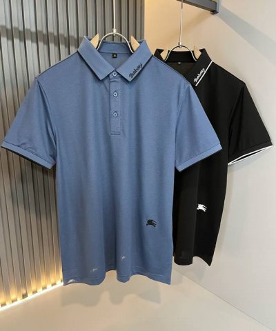 Bur*Erry 巴*莉 2025春夏新款男士短袖polo衫 品牌最新设计元素 既不单调也不复杂,恰到好处的展现品味 客供顶级定制珠地棉面料 舒适吸汗透气根本不