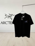 高版本] Arcteryx 始祖鸟 新款25S新款短袖T恤.高克重原单推荐 风靡海外的运动品牌 炫彩渐变色彩始祖鸟刺绣设计.好看又时尚.订制优质32支双股280