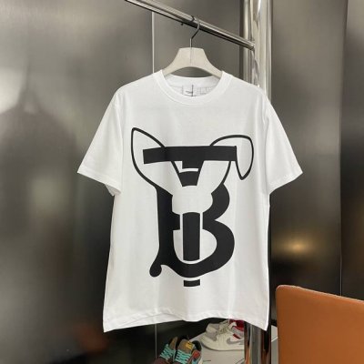 上新 纯原臻品 顶级原版复刻 Burberry 巴宝莉2025Ss限定大印花圆领短袖T恤 Tpu刻字膜、长绒棉面料、Pu厚版发泡膜、定位高温压胶 采用50S双股