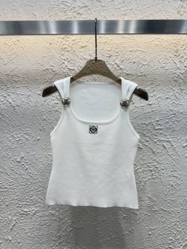 上新 款号:82649 loew 25夏季新款定制金属辅料针织背心