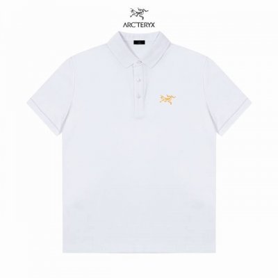 arcteyx 始祖鸟字母Logo 精美Logo Polo衫 升级，灵感源自八十年代复古 原版面料 官方同款 定制 同缸染面料 手感非常舒服 春夏最新砖柜同步