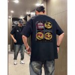 260G重磅纯棉 Nike 耐克 小字母Logo 复古笑脸墨镜 潮牌 短袖T恤 男女同款 半袖 情侣款 面料工艺： 1.260G重磅纯棉，100%棉，恰到好处的