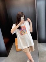 givenchy 纪梵希 Ss 蜡笔彩绘涂鸦太阳Logo短袖 -顶级版本 小红书 Ins 爆火 巧搭趣味图案 男女上身效果都超级Nice 采用精梳棉面料 进口环