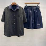 衣服 短裤 罗1威 2025夏新款套装短裤 双面穿，可拆套 走秀款 今年最新最设计 胸前最新Logo 非常洋气 独家定制原版防晒面料 垂感超好不易褶皱 超报超透