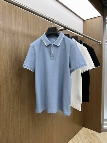 pd Ss早春新款 商务休闲通勤款,渠道精品唯美主义的英式裁剪艺术尽显男士魅力风采. 25春夏 专属标识Polo衫短袖T恤 经典的翻领裁剪工艺从未停止.既不单调
