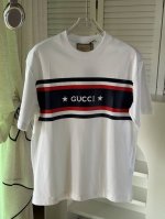P260 古驰 Gucci 2025春夏新款首发专柜最新款短袖圆领T恤 高端订制 设计前卫时尚！品牌Logo重工艺设计 高端定制丝光云朵棉面料.手感柔软.穿着舒