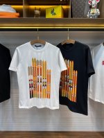 p240 -1V25Ss春夏新款平纹针织棉布圆领短Tee，男女同款彩色滑雪板图案印花休闲套头短袖T恤衫！贸易公司渠道稀出，领先官网发售！V家全新滑雪板T恤以其高