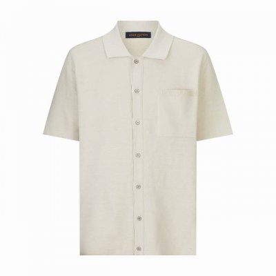 原版开发 顶级版本』 Louis Vuitton 暗纹提花针织开衫 面料：采用16支单纱纯棉纱线，原版定染同色面料，该款面料版型偏硬 上身效果立体有形，久穿不变