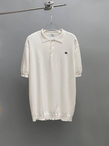 Celine 瑟琳 Celine paris 经典凯旋门棉质平纹针织宽松款简约高级～ 进口纯棉面料！触感细腻软糯，爽滑垂顺，手感、光泽都是无可挑剔的级别 夏天无