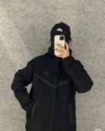 顶级纯原版本！官网同款。可随意对比！Nike耐克外套海外爆火款一件难求，情侣男女同款 连帽拉链开衫外套运动服套装搭配 单卖都可以 健康布面料 防水压胶口袋 做工