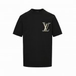 Louis Vuitton 路易威登 25Ss 线条Logo发泡印花短袖 超级重工绒面发泡工艺 非普通印花 高级感满满 采用280G纯棉双纱紧密面料 贯穿前后幅