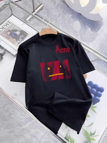 acne 顶级版本 顶级版本 新款字母印花双层重工短袖T桖 字母图案不管是T桖还是卫衣都是每年的爆款单品 前幅大面积印花采用大康丽数码印花机直喷 成本极高 经过