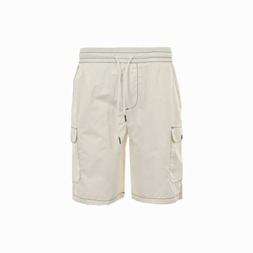 prada 普拉达 23Ss 明线三角标尼龙短裤 时尚型裁设计 兼具个性 简约不简单 客供聚脂钎维尼龙面料， 内里工整严密,手感柔软细腻上身舒适透气 撞色缝线醒