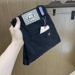新款 Guc 高端定制、25Ss春夏最新款牛仔裤 柜台同步发售 进口固色面料 原版定制复刻 客供五金辅料 原单品质 重工洗水 做工走线精细 上身绝佳！优选单品
