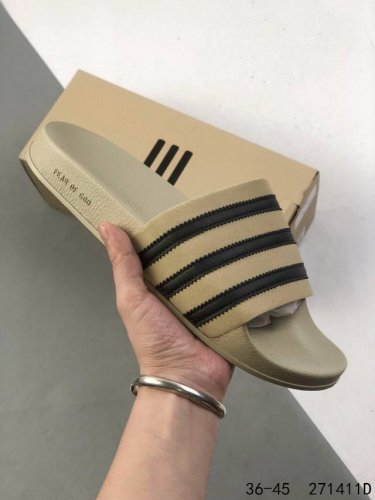 阿迪达斯 Adidas Superstar 三条杠沙滩休闲一字拖鞋 尺码:如图 id:271411 d