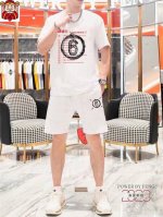 直 品牌 Mm6 2025新款男士短袖短裤套装！官网同步销售！市面高端版本！手感细腻柔软！让你穿着更加舒适！立体裁剪版型超赞！尺码:M-5Xl 下单请报身高体重
