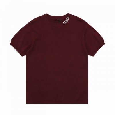 Gucci 古驰 领口字母毛织短袖 尺码：S-Xl