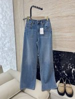 cx037#新款牛仔裤 Vl字母绣花 牛仔棉显瘦牛仔裤 26-30码