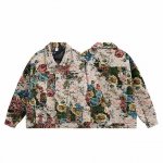 高克重顶级面料复刻款 颜色：图片色 尺码：M-2Xl Louis Vuitton路易威登花卉玫瑰满身提花Lv牛仔外套夹克 Lv新款秋季首发. 百搭上身.看的见的