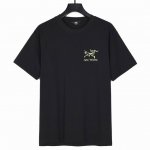 Arc'teryx 始祖鸟 25Ss经典短袖T恤 绿色标志性小鸟Logo 印花短袖T恤 面料采用300克重双纱精梳棉，定制32支1*1螺纹，成衣两遍水洗处理，面